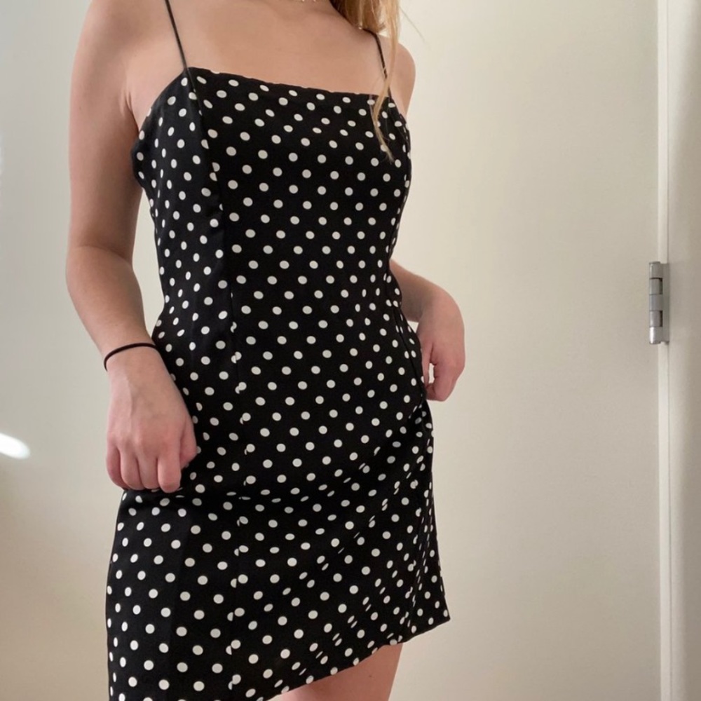 Polka Dot Shift Dress